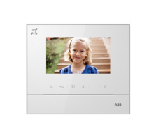 Абонентское устройство с 4,3, с индукционной петлей, белый глянцевый  2TMA070020W0058  ABB