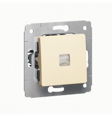 Cariva DIY Переключатель на два направления с подсветкой, слоновая кость  695903  Legrand