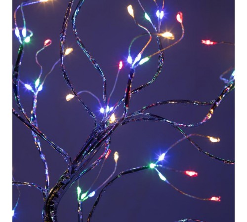 Светодиодная новогодняя фигура Дерево c самоцветами ЕGNID - 36MC 36 microLED, 3АА, IP20  Б0056009  ЭРА