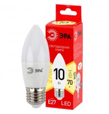 Лампа светодиодная RED LINE LED B35-10W-827-E27 R E27 / Е27 10 Вт свеча теплый белый свет  Б0052377  ЭРА