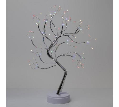 Светодиодная новогодняя фигура Дерево c самоцветами ЕGNID - 36MC 36 microLED, 3АА, IP20  Б0056009  ЭРА