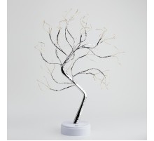 Светодиодная новогодняя фигура Дерево c самоцветами ЕGNID - 36MC 36 microLED, 3АА, IP20  Б0056009  ЭРА