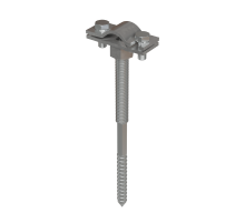 Держатель для прутка D6-10 мм вкручиваемый со шпилькой М8 L120 мм TD  DPV-SM8-120-D6-10 TD  КМ - профиль