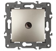 14-3102-04 Розетка TV проходная, IP20, Эра Elegance, шампань  Б0034299  ЭРА
