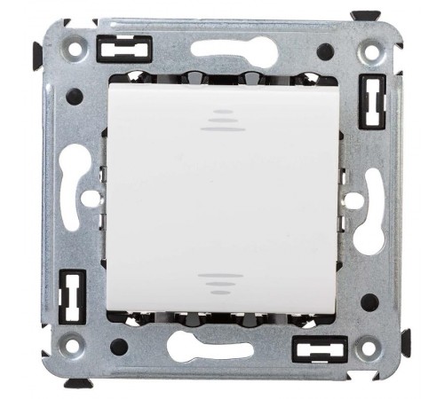 Инвертор (промежуточный переключатель) одноклавишный в стену, "Avanti", "Белое облако"  4400123  DKC