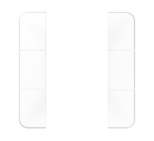 комплект накладок 3гр белый CD503TSAWW Jung