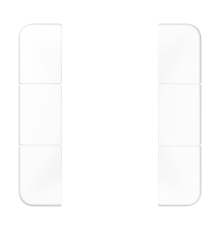 комплект накладок 3гр белый CD503TSAWW Jung