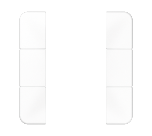 комплект накладок 3гр белый CD503TSAWW Jung