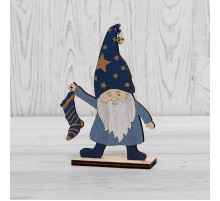 Деревянная фигурка Гном с носком 15х4х17 см  504-009  NEON-NIGHT