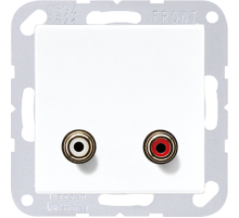 2x Cinch Audio (RCA) MAA1021WW Jung