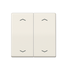 Клавиша для KNX кнопки, 2 группы с символами "стрелки"; дюропласт; слоновая кость  AS102P  Jung