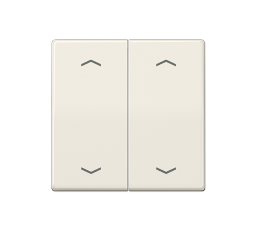 Клавиша для KNX кнопки, 2 группы с символами "стрелки"; дюропласт; слоновая кость  AS102P  Jung