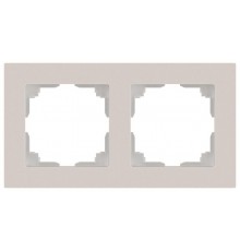 Рамка для розеток и выключателей Intro Accent 6-502-06 на 2 поста, СУ, перламутр  Б0063768  Intro