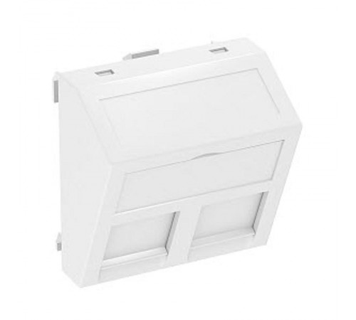 Корпус компьютерной розетки Modul45 тип A (наклонный) 45x45 мм (черный) (DTS-2A SWGR1)  6119240  OBO Bettermann