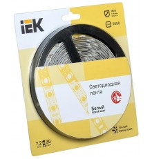 Лента светодиодная LSR-5050WW30 7,2Вт 12В 3000К IP20 5м  LSR2-1-030-20-1-05  IEK