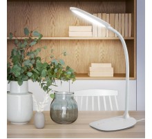 Светильник настольный на основании светодиодный NLED-453 9Вт 3000К/4500К/6000К белый  Б0019130  ЭРА