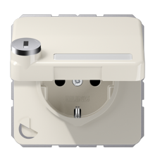 SCHUKO Steckd.m.Klappd.Schloss  CD1520NAKLSL  Jung