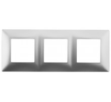 14-5003-03 Рамка на 3 поста, Эра Elegance, алюминий  Б0034395  ЭРА