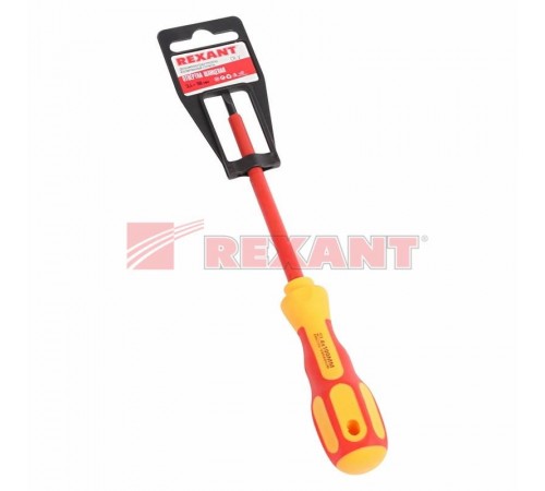 Отвертка шлицевая "Электрика" SL 4х100 мм  12-4712  REXANT