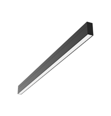 Светильник светодиодный Stellar-Line подвес/накл 1200х35х75 мм 36Вт 3000К RAL9005 черн мат с рас.опал в комплекте  V1-R0-T0493-05000-2003630  VARTON