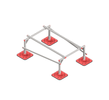 Опорная конструкция для установки оборудования TECHNORAPTOR FOOT 1000х1500 HD  KM-TR-F-SSEI-1000-1500 HD  КМ - профиль