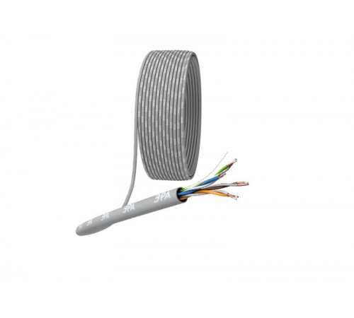 Кабель витая пара U/UTP 4x2x24 AWG Cat5e CCA PVC 305м SIMPLE (2/36)  Б0044434  ЭРА