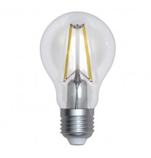 Лампа светодиодная LED-A60-10W/3000K/E27/CL/DIM GLA01TR LED диммируемая. "груша" прозр серия Air. 3000K  UL-00005181  Uniel