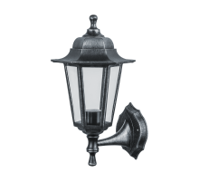 Светильник садово-парковый NOF-PG33-004-IP44-E27 (6 граней черный под серебро)  80496   Navigator