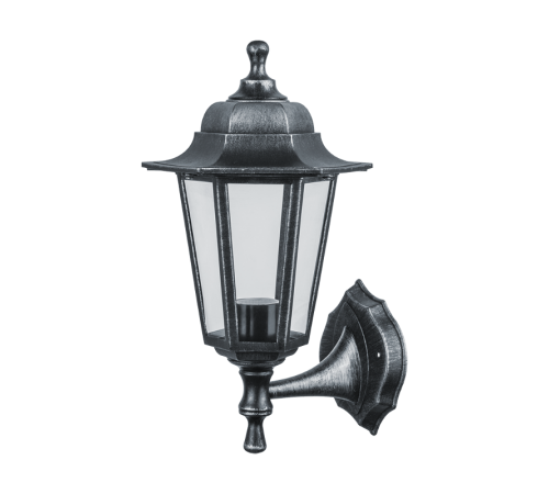 Светильник садово-парковый NOF-PG33-004-IP44-E27 (6 граней черный под серебро)  80496   Navigator