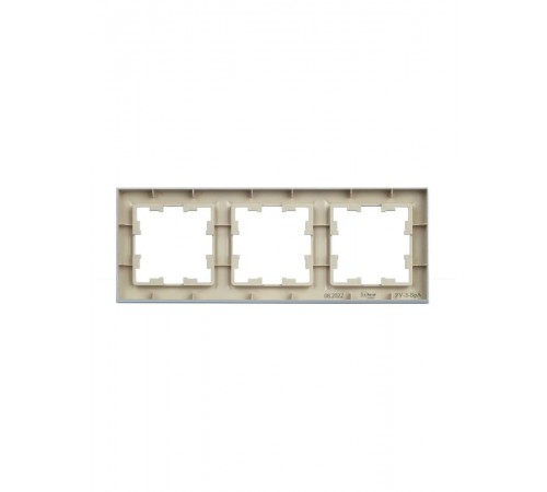 BRITE Рамка 3-ая РУ-3-БрА алюминий  BR-M32-K47  IEK