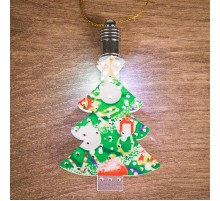 Фигурка подвесная "Елочка" RGB 9*6 см  501-096  NEON-NIGHT