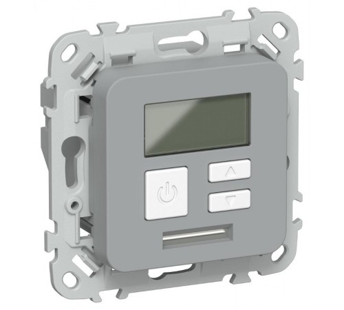 FLITE Термостат электронный с дисплеем 16А Т-ФлС серый  FI-RT11-K03  IEK