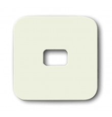 Клавиша для механизма 1-клавишного выключателя/переключателя/кнопки, с окном для символа, серия Busch-Duro 2000, цвет слоновая кость  2CKA001731A2000
