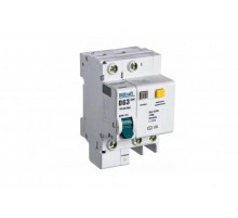Выключатель автоматический дифференциального тока со встроенной защитой от сверхтоков ДИФ-101 1P+N 63А 100мА AC D  15217DEK  DEKraft