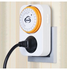 TMH-M-1 16A x1 IP20 Белый розетка-таймер  a026134  Elektrostandard