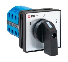 Переключатель кулачковый ПК-1-23 10А 3P "1-0-2" IP65  pk-1-23-10-65  EKF