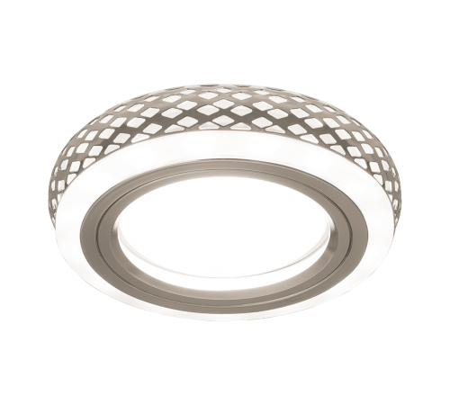 Светильник точечный встраиваемый Backlight BL083 Кругл. Белый/Белый, Gu5.3, 3W, LED 3000K  BL083  Gauss