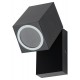 Декоративная подсветка WL37 BK MR16/GU10, черный, для интерьера, фасадов зданий  Б0054408  ЭРА