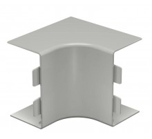 Крышка внутреннего угла кабельного канала WDK 60x110 мм (ПВХ,серый) (WDK HI60110GR)  6022235  OBO Bettermann