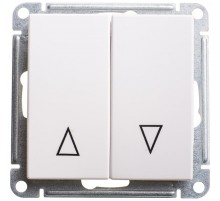 W59 Белый Выключатель Жалюзийный 2-ой с механической блокировкой для Жалюзи (в сборе)  VS410-253-1-86  SE