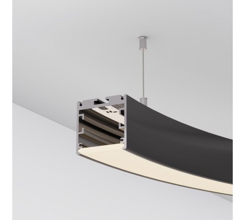 Профиль SL-ARC-3535-D320-A90 BLACK (дуга 1 из 4) (arlight, Алюминий)  032676  Arlight