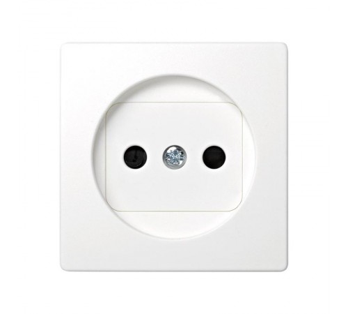 Simon 73 Накладка со шторками на розетку б/з, S73 Loft, белый  73040-60  Simon