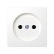 Simon 73 Накладка со шторками на розетку б/з, S73 Loft, белый  73040-60  Simon