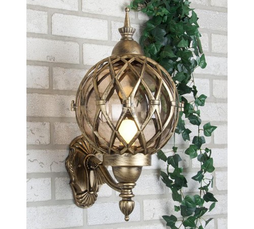 Светильник садово-парковый Sirius U черное золото  a025302  Elektrostandard