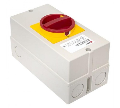 Переключатель кулачковый ПК-2-13 63А 3P "ВКЛ-ВЫКЛ" с блокировкой в боксе IP65  PROxima pk-2k-13-63-a65 EKF