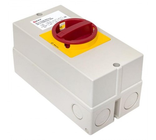 Переключатель кулачковый ПК-2-13 63А 3P "ВКЛ-ВЫКЛ" с блокировкой в боксе IP65  PROxima pk-2k-13-63-a65 EKF