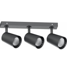 Светильник-спот светодиодный 3*12W, 3240Lm, 35 градусов, черный, поворотный, HL213  41503  FERON