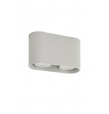 Светильник накладной под LED лампу IP20, 2х50 Вт, GU10, белый, алюминий    DK2006-WH  DENKIRS