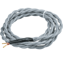 Провод декоративный 61 732 NC-BT02-150-2x0.75 1.5 м серый  61732  Navigator