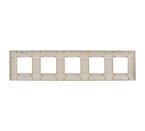 SKANDY Рамка 5-местная SK-F05Sa песочный  SK-M52-K98  IEK